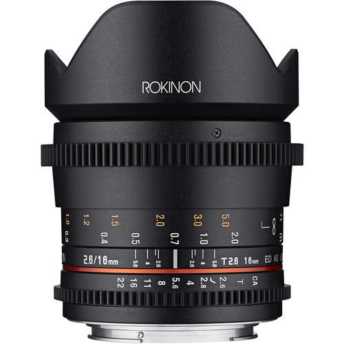 Rokinon 16mm T2.6 Cine DS Lens (Sony E Mount)