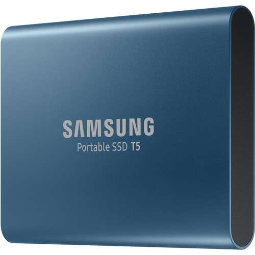 Samsung 500GB T5 Portable Solid-State Drive (Blue) 2